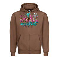 Chestnut medical assistant Zipper Hoodie - AdoDesignShop