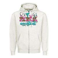 Oatmeal Heather medical assistant Zipper Hoodie - AdoDesignShop
