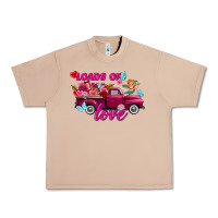 Burro Loads of love Valentine's day truck Urban Heavy Tee - FaDigitalArtStudio
