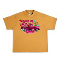 Peanut Butter Loads of love Valentine's day truck Urban Heavy Tee - FaDigitalArtStudio