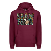 Burgundy show mom Premium Hoodie - SublimationCraftShop