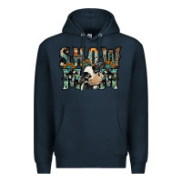 Navy show mom Premium Hoodie - SublimationCraftShop
