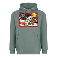 Sage christmas sports background Heavyweight Hoodie - AdoDesignShop