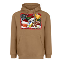 Toasted Coconut christmas sports background Heavyweight Hoodie - AdoDesignShop