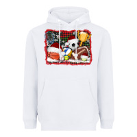 White christmas sports background Heavyweight Hoodie - AdoDesignShop