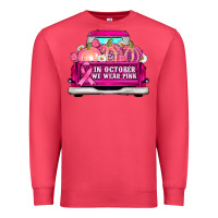 Cardinal truck in october we wear pink Premium Sweatshirt - AdoDesignShop