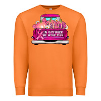 Carrot truck in october we wear pink Premium Sweatshirt - AdoDesignShop