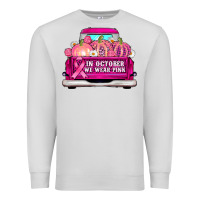 Dove Grey truck in october we wear pink Premium Sweatshirt - AdoDesignShop