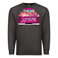 Smoke truck in october we wear pink Premium Sweatshirt - AdoDesignShop