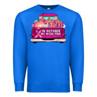 True Royal truck in october we wear pink Premium Sweatshirt - AdoDesignShop