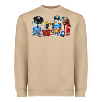 Mushroom police coffee cup Heavyweight Sweatshirt - AdoDesignShop