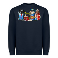 Navy police coffee cup Heavyweight Sweatshirt - AdoDesignShop