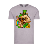 Vintage Zinc St. Patrick's boho skull Vintage Tee - OliviaCreatesArt