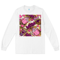 White Mom Coffee Cups With Leopard Digital Paper Long Sleeve Tee - BundleAndBundleShop