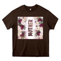 Chocolate Brown mother's day flowers tumbler tbs Heavy Core Tee - TumblerDesignByShophia