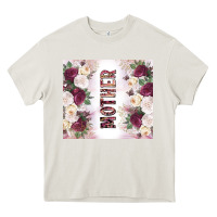 Cream mother's day flowers tumbler tbs Heavy Core Tee - TumblerDesignByShophia