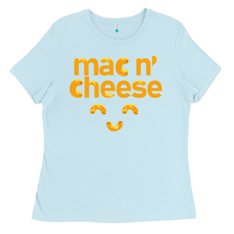 Mac N' Cheese Funny Macaroni With Cheese Lover Gift Ladies Tee by linhVisuals | Teevron