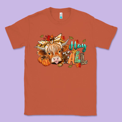 Hay Fall Classic Tee Designed By Cowgirlartshop
