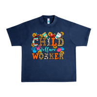 Navy child welfare worker Urban Heavy Tee - OliviaCreatesArt