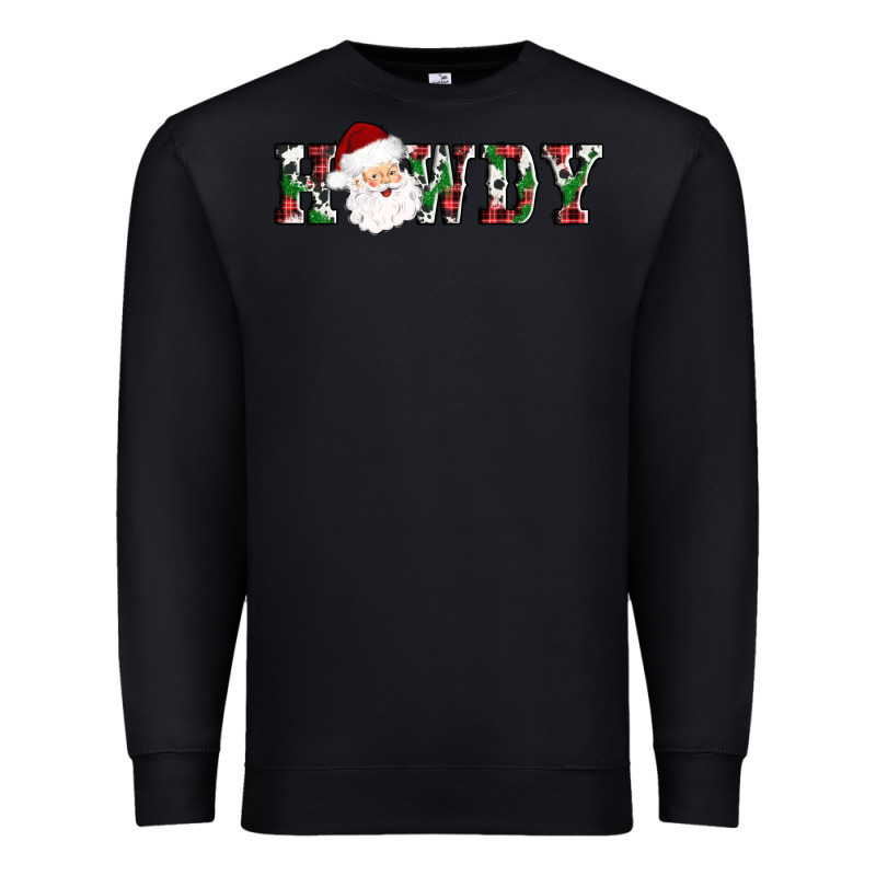 Howdy Santa Premium Sweatshirt by AdoDesignShop | Teevron