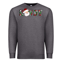 Charcoal Heather howdy santa Premium Sweatshirt - AdoDesignShop