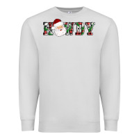 Dove Grey howdy santa Premium Sweatshirt - AdoDesignShop