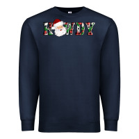 Navy howdy santa Premium Sweatshirt - AdoDesignShop