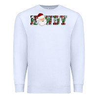 White howdy santa Premium Sweatshirt - AdoDesignShop