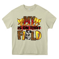 Mossy softball my heart is on that field Heavy Core Tee - RanaPortraitStore