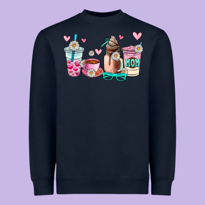 Mom Coffee Cup Heavyweight Sweatshirt Designed By Adodesignshop