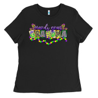 Black mardi gras grandma Ladies Tee - CowGirlArtShop