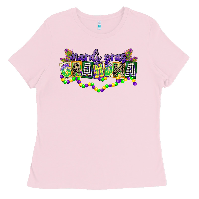 Mardi Gras Grandma Ladies Tee by CowGirlArtShop | Teevron