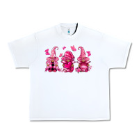 White breast cancer gnomies Urban Heavy Tee - FaDigitalArtStudio