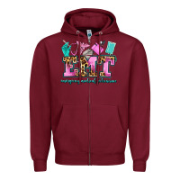 Burgundy emt emergency medical technician Zipper Hoodie - AdoDesignShop
