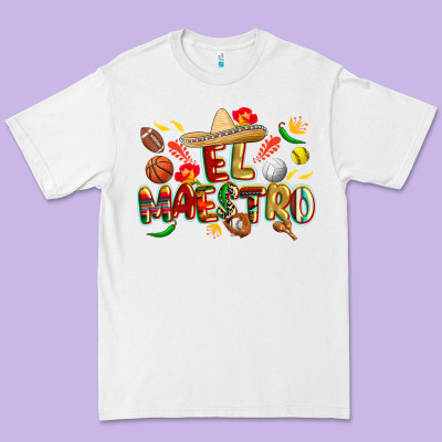 Cinco De Mayo El Maestro Premium Tee Designed By Cowgirlartshop