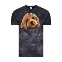 Cloud Black Cockapoo Vintage Tee - Jasminsmagicworld