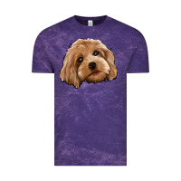 Cloud Purple Cockapoo Vintage Tee - Jasminsmagicworld