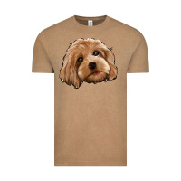 Vintage Coffee Cockapoo Vintage Tee - Jasminsmagicworld