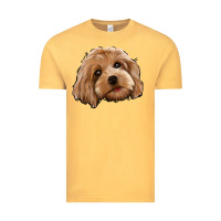 Vintage Mustard Cockapoo Vintage Tee - Jasminsmagicworld