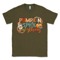 Army Green pumpkin spice everything Classic Tee - CowGirlArtShop