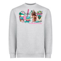 Heather Grey medical assistant coffee cup Heavyweight Sweatshirt - AdoDesignShop