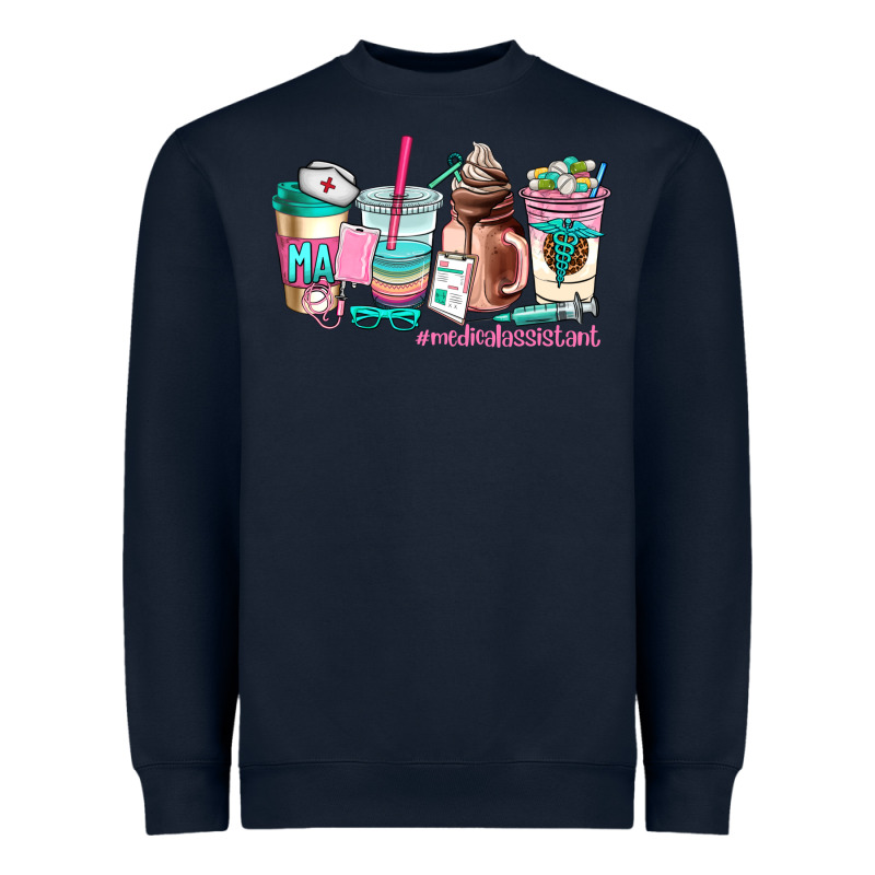 Medical Assistant Coffee Cup Heavyweight Sweatshirt by AdoDesignShop | Teevron