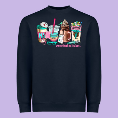 Medical Assistant Coffee Cup Heavyweight Sweatshirt Designed By Adodesignshop