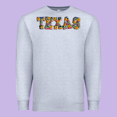 Texas Serape Sunflower Premium Sweatshirt Designed By Adodesignshop