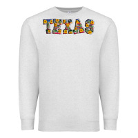 Oatmeal Heather texas serape sunflower Premium Sweatshirt - AdoDesignShop
