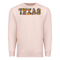 Pale Pink texas serape sunflower Premium Sweatshirt - AdoDesignShop