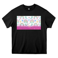 Black doodle doodle rainbow Heavy Core Tee - TumblerDesignByShophia