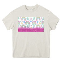 Cream doodle doodle rainbow Heavy Core Tee - TumblerDesignByShophia