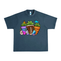 Midnight Navy Football Easter sports carrots Urban Heavy Tee - OliviaCreatesArt