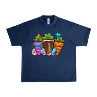 Navy Football Easter sports carrots Urban Heavy Tee - OliviaCreatesArt